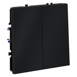 Выключатель проходной 2-кл., Графит, VOLTUM S70 VLS020307