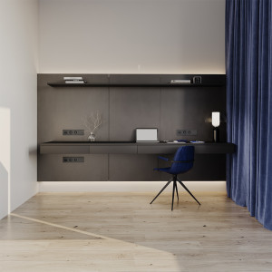 Выключатель проходной 2-кл., Графит, VOLTUM S70 VLS020307