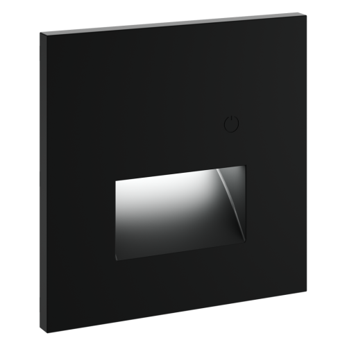 Лицевая панель для подсветки светодиодной с датчиком, Черный матовый, S70 Voltum VLS002408