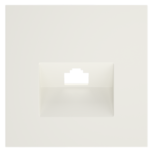 Лицевая панель для розетки компьютерной RJ45 Cat.6, Хлопок, S70 Voltum VLS001313