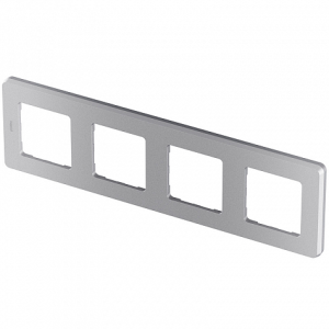 Рамка 4 местная, алюминий, INSPIRIA Legrand 673962