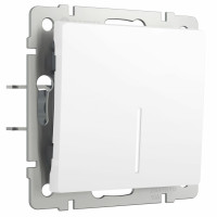 Выключатель 1 кл. с подсветкой, Белый матовый, Werkel W1110161