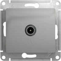 Розетка телевизионная TV оконечная, Алюминий, Glossa SE GSL000393