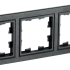 Рамка 3 местная, Черный, Brite IEK BR-M32-K02