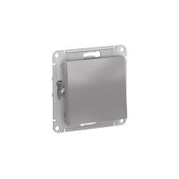 Выключатель 1 кл. проходной, влагозащищенный IP44, Алюминий, AtlasDesign Aqua SE ATN440361