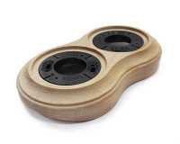 Рамка 2 местная деревянная 98x170 на бревно, Бук Селект, Lindas 25664