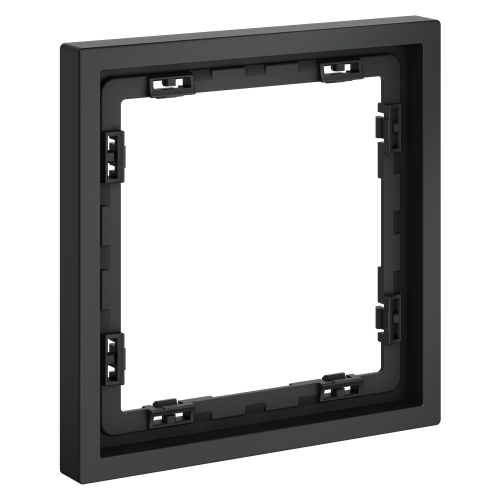 Рамка 1 местная, пластик, Графит, Voltum S70 VLS100107