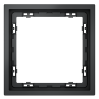 Рамка 1 местная, пластик, Графит, Voltum S70 VLS100107