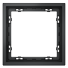 Рамка 1 местная, пластик, Графит, Voltum S70 VLS100107