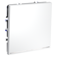 Выключатель 1кл. с подсв., Белый матовый, Voltum S70 VLS010202