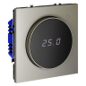 Терморегулятор электронный с индикацией и датчиком, для теплого пола, Шелк, VOLTUM S70 VLS070104