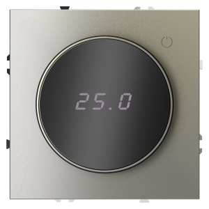 Терморегулятор электронный с индикацией и датчиком, для теплого пола, Шелк, VOLTUM S70 VLS070104