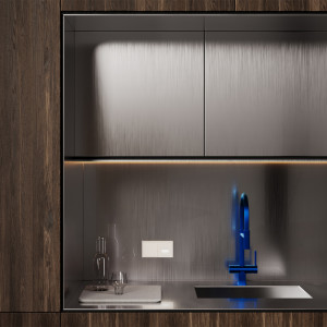 Лицевая панель для подсветки светодиодной с датчиком, Хлопок, S70 Voltum VLS002413