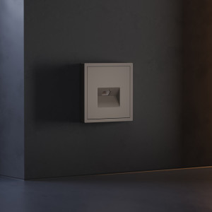 Лицевая панель для розетки компьютерной RJ45 Cat.6, Капучино, S70 Voltum VLS001314