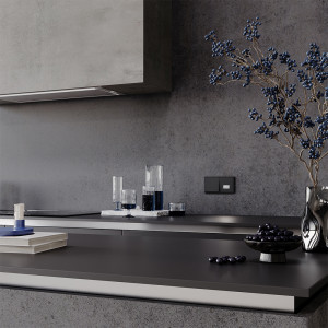 Подсветка светодиодная, Черный матовый, S70 Voltum VLS070608