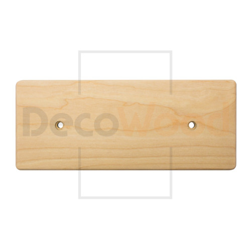 Накладка 4 местная деревянная на бревно D220 мм, береза без тонировки, DecoWood НО220-4