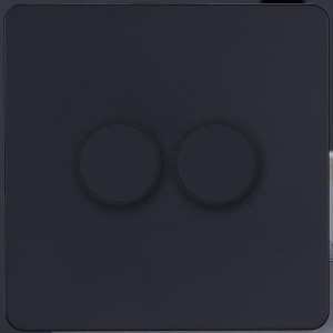 Ретро диммер 2 кл. 20-500Вт 250В (внутренний монт.), Черный, Merida Salvador SBAN11B1A9