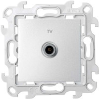 Розетка телевизионная TV, Алюминий, Simon 24 2450477-033