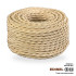 Ретро кабель витой 3x1,5 Песочный шелк, Edisel ПРВ (1 метр) Ретро кабель витой 3x1,5 Песочный шелк, Edisel ПРВ (1 метр)