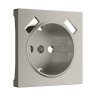 Лицевая панель розетки с З/К и USB зарядкой, Дымчатый, Werkel W1279504