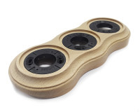 Рамка 3 местная деревянная 98x240 на бревно, Бук Селект, Lindas 25764