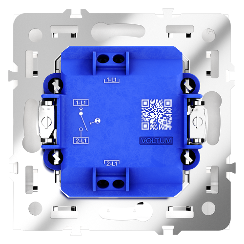 Выключатель 1кл., с подсв., Кашемир, Voltum S70 VLS010203