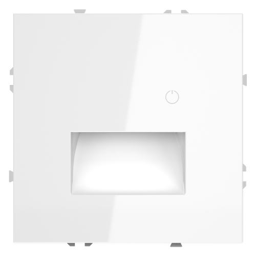 Подсветка светодиодная с датчиком, Белый глянцевый, S70 Voltum VLS070701