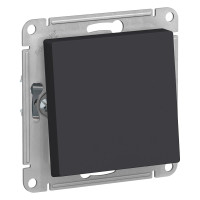 Выключатель 1 кл. проходной, влагозащищенный IP44, Карбон, AtlasDesign Aqua SE ATN441061