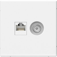 Розетка комп.+тв. RJ45+TV Cat. 5e, Лотос, ArtGallery SE GAL001389
