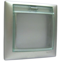Рамка 1 местная, герметичная IP44 с крышкой, алюминий, Valena Classic Legrand 770150