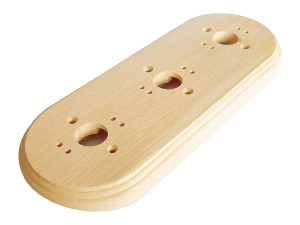 Накладка 3 местная Ретро деревянная на бревно d240-260, ТД МезонинЪ GE71743-00p