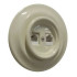 Розетка керамика компьютерная RJ45, белый, Retrika Colony RSV-INT-01
