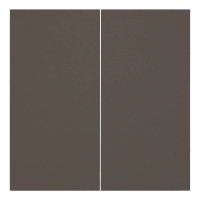 Лицевая панель выключателя 2 кл., Капучино, Rikett 35611 CP