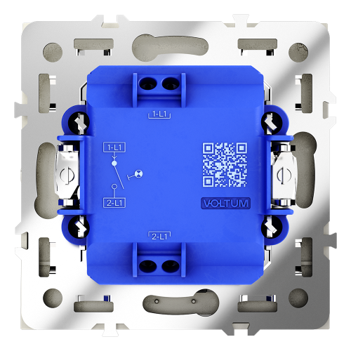 Выключатель 1кл., с подсв., Шелк, Voltum S70 VLS010204