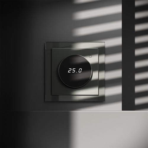 Терморегулятор электронный с индикацией и датчиком, для теплого пола, Титан, VOLTUM S70 VLS070106