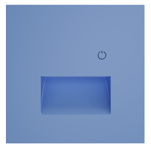 Лицевая панель для подсветки светодиодной с датчиком, Деним, S70 Voltum VLS002415