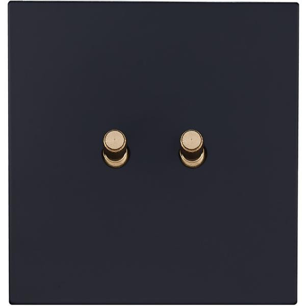 Выключатель тумблерный 2 кл. (внутренний монт.), Черный, Castilla Salvador SJAN13BC2