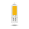 Лампа светодиодная Gauss G4 4.5W 4100K прозрачная 107807204