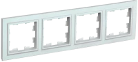 Рамка 4 местная, Жемчуг, Brite IEK BR-M42-K36