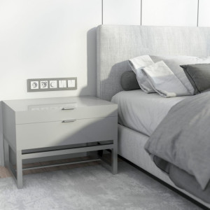 Рамка 5 местная металл, Алюминий, AluMax Werkel W0053506