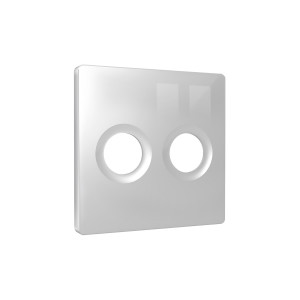 Лицевая панель розетки телевизионной 2-ой TV, Серебро глянец, ALFA Quant Ambrella Volt AP4133 Лицевая панель розетки телевизионной 2-ой TV, Серебро глянец, ALFA Quant Ambrella Volt AP4133