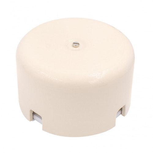 Распаечная коробка керамика D90х35, Песочное золото, Bironi B1-523-04