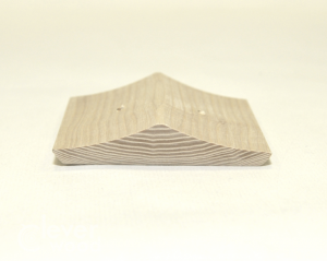 Накладка 1 местная межблокхаусная деревянная 105x105, Clever Wood