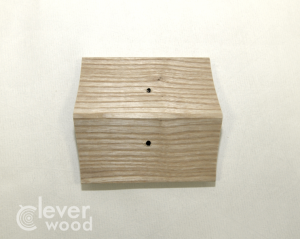 Накладка 1 местная межблокхаусная деревянная 105x105, Clever Wood