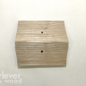 Накладка 1 местная межблокхаусная деревянная 105x105, Clever Wood
