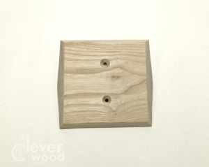 Накладка 1 местная межблокхаусная деревянная 105x105, Clever Wood