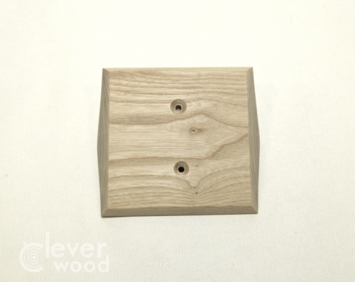 Накладка 1 местная межблокхаусная деревянная 105x105, Clever Wood