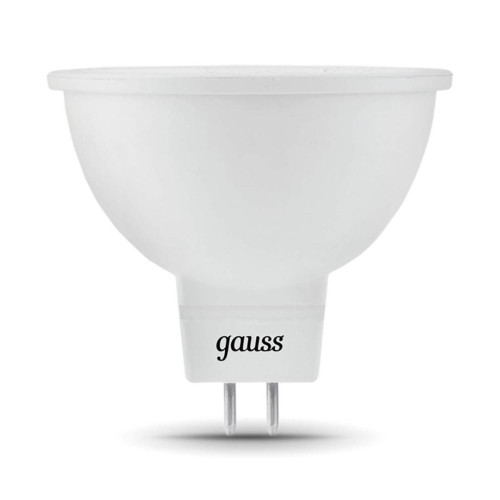 Лампа светодиодная Gauss GU5,3 7W 3000K прозрачная 101505107