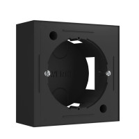 Коробка накладного монтажа 1 местная, Черный, Werkel W8000008