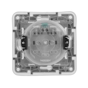 Розетка с З/К с крышкой, герметичная IP44, белый, Etika Legrand 672232